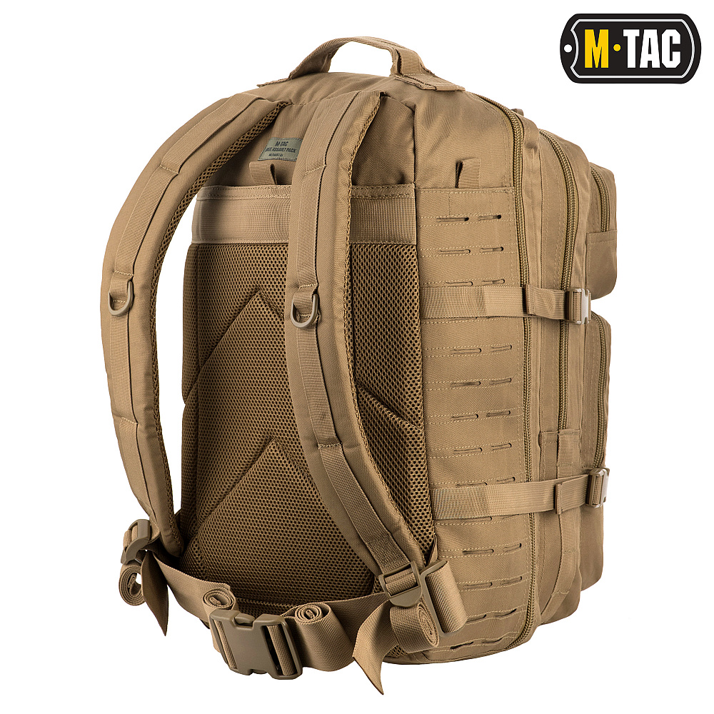 Рюкзак M-Tac Large Assault Pack Laser cut Tan Фото 2